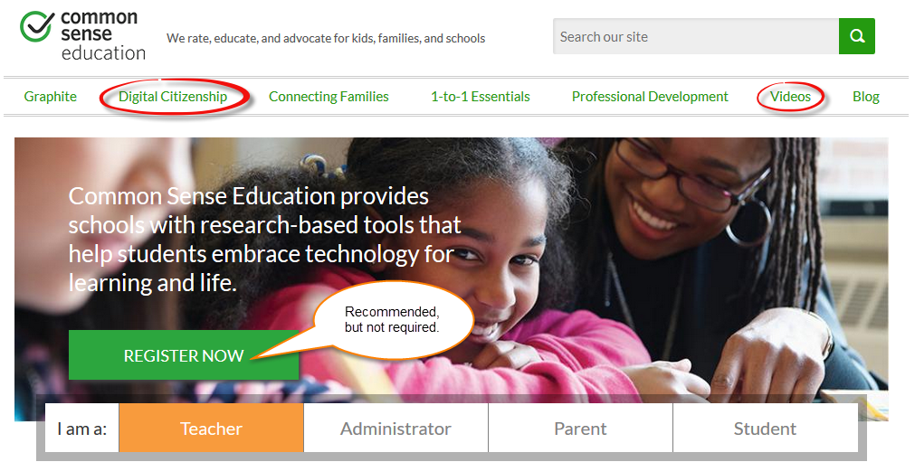 Using Common Sense Media